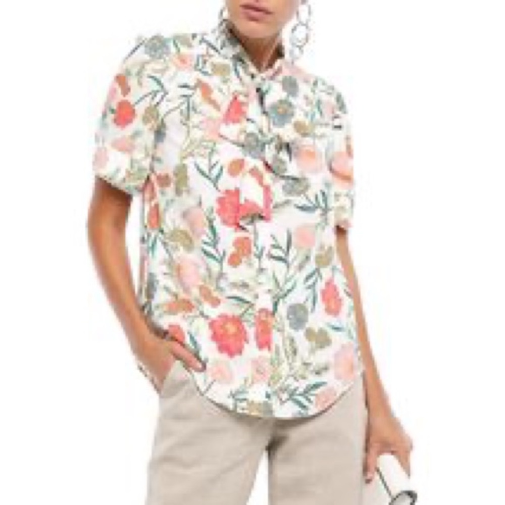 KATE SPADE: Floral Tee Blouse
